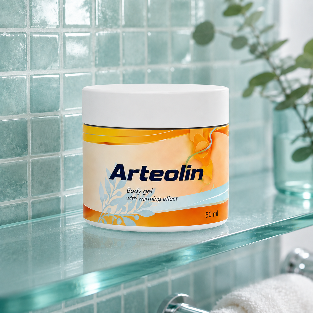 Gel de corp cu efect de încălzire, ambalaj de 50 ml